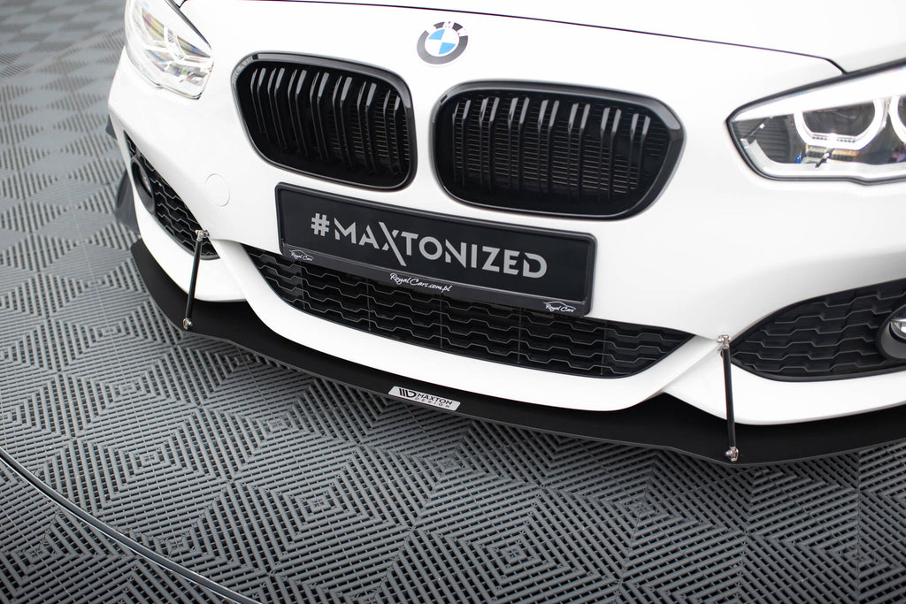 Maxton Design Racing Street+ Spoilerlippe Front Ansatz V.1 passend für BMW 1er F20/F21 M-Power FACELIFT