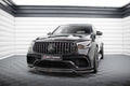 Maxton Design Street+ Spoilerlippe Front Ansatz passend für Mercedes-AMG GLC 63 SUV / Coupe X253 / C253 schwarz Hochglanz