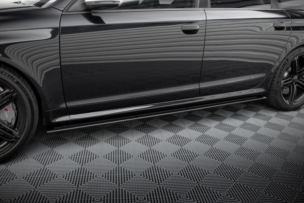 Maxton Design Street Pro Street+ Seitenschweller Leisten passend für Audi RS6 Avant C6