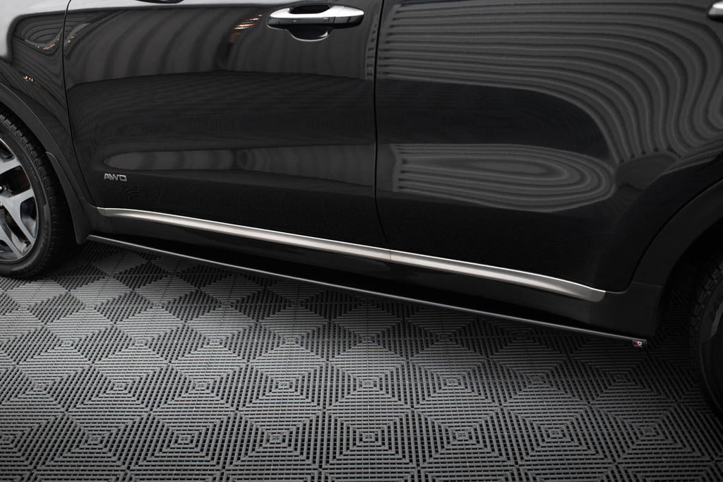 Maxton Design Street+ Seitenschweller Leisten passend für Kia Sportage GT-Line Mk4 schwarz Hochglanz