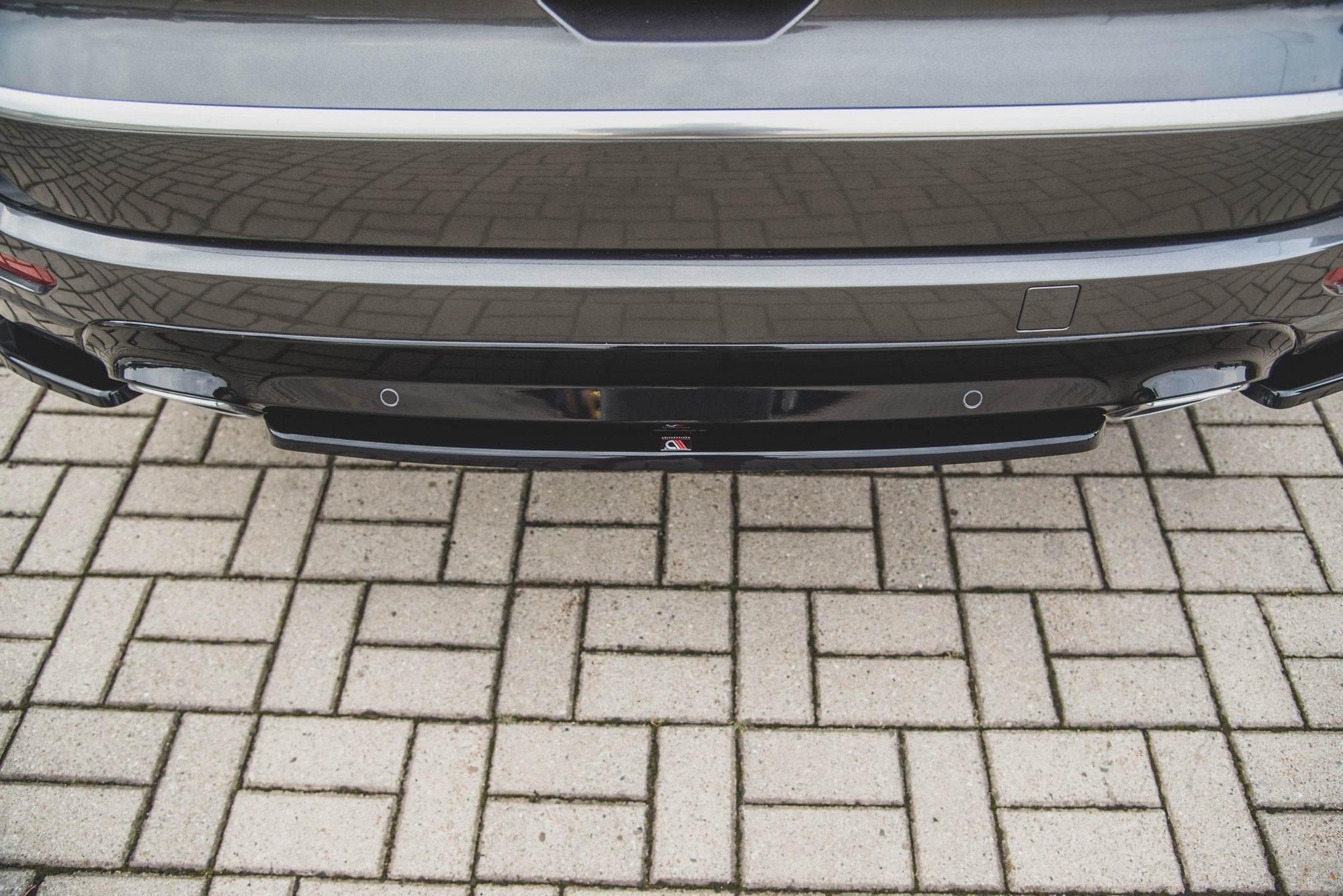Maxton Design Heckansatz Ford S-Max Vignale Mk2 Facelift schwarz Hochglanz für Ford S-Max Mk2