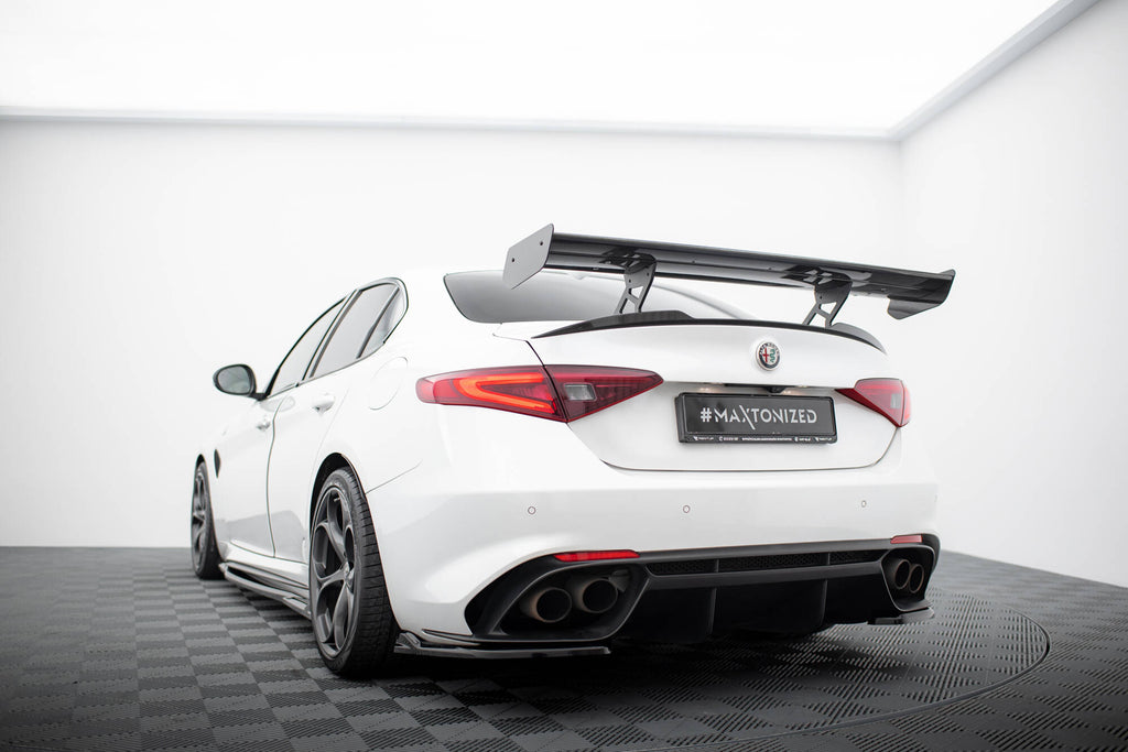 Maxton Design Carbon Spoiler Alfa Romeo Giulia Quadrifoglio für Alfa Romeo Giulia Quadrifoglio
