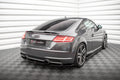 Maxton Design Heck Ansatz Flaps Diffusor V.1 passend für Audi TT S-Line 8S schwarz Hochglanz