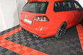 Maxton Design Heck Ansatz Flaps Diffusor V.1 passend für VW GOLF 7 R VARIANT FACELIFT schwarz Hochglanz