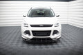 Maxton Design Street+ Spoilerlippe Front Ansatz passend für Ford Kuga ST-Line Mk2 schwarz Hochglanz