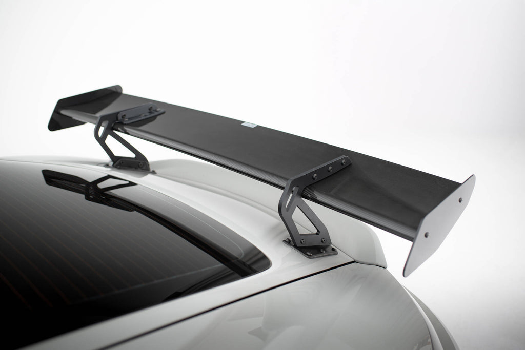 Maxton Design Carbon Spoiler With Upper Swan Mounting V.1 Porsche 718 Cayman 982c für Porsche Cayman 982c