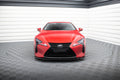 Maxton Design Street+ Spoilerlippe Front Ansatz V.2 passend für Lexus LC 500 schwarz Hochglanz