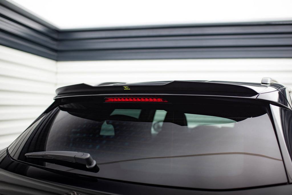 Maxton Design Spoiler CAP passend für Peugeot 3008 GT-Line Mk2 Facelift schwarz Hochglanz