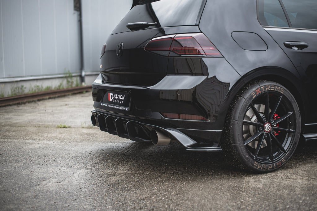 Maxton Design Robuste Racing Heckschürze passend für VW Golf 7 GTI TCR