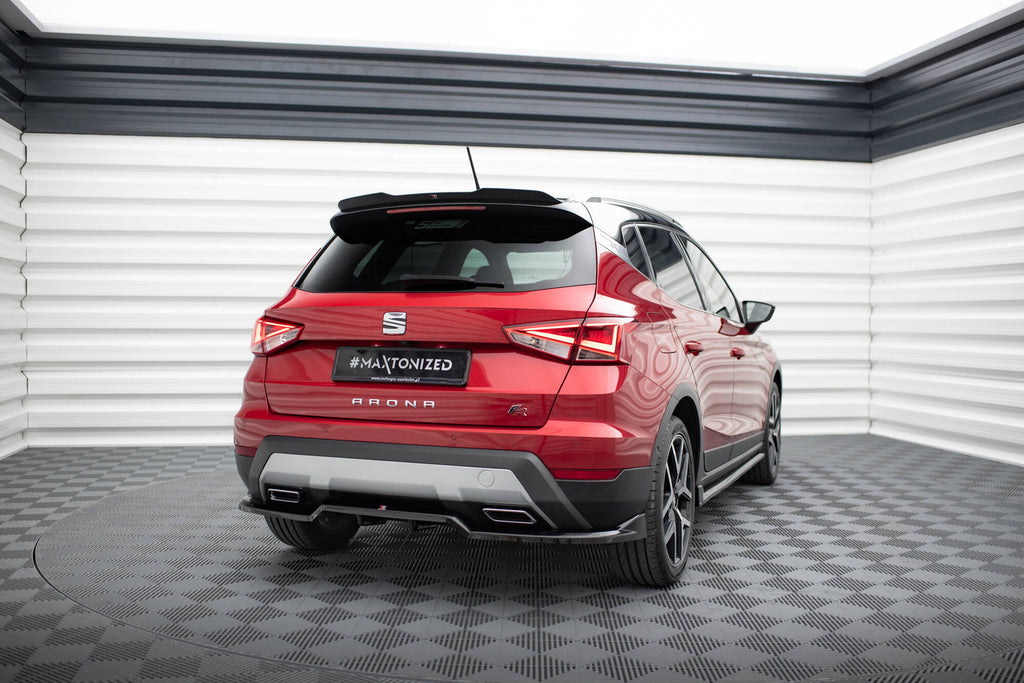 Maxton Design Spoiler CAP passend für Seat Arona FR Mk1 schwarz Hochglanz
