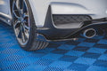 Maxton Design Heck Ansatz Flaps Diffusor V.4 passend für Hyundai I30 N Mk3 Hatchback schwarz Hochglanz