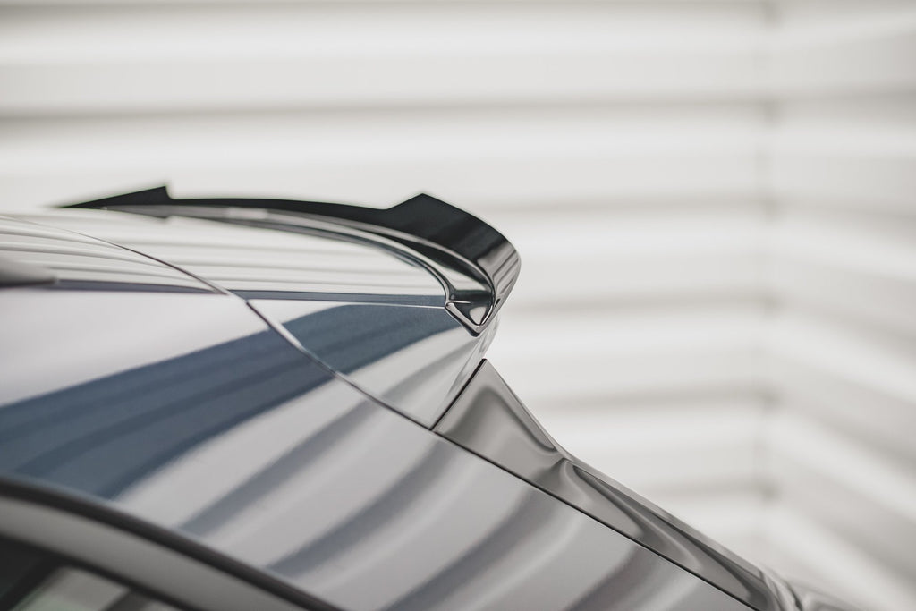Maxton Design Spoiler CAP passend für Cupra Leon ST Mk1 Facelift schwarz Hochglanz