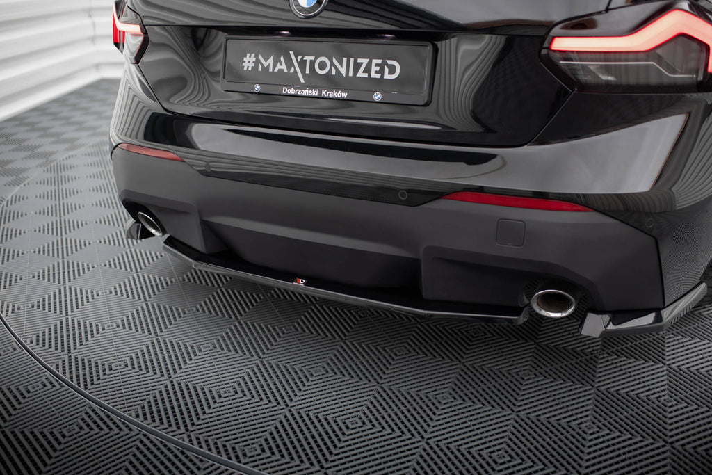 Maxton Design Heckansatz BMW 2 Coupe G42 schwarz Hochglanz für BMW 2er G42