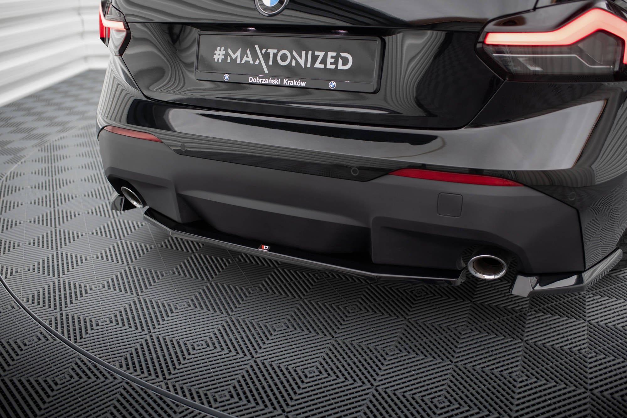 Maxton Design Heckansatz BMW 2 Coupe G42 schwarz Hochglanz für BMW 2er G42