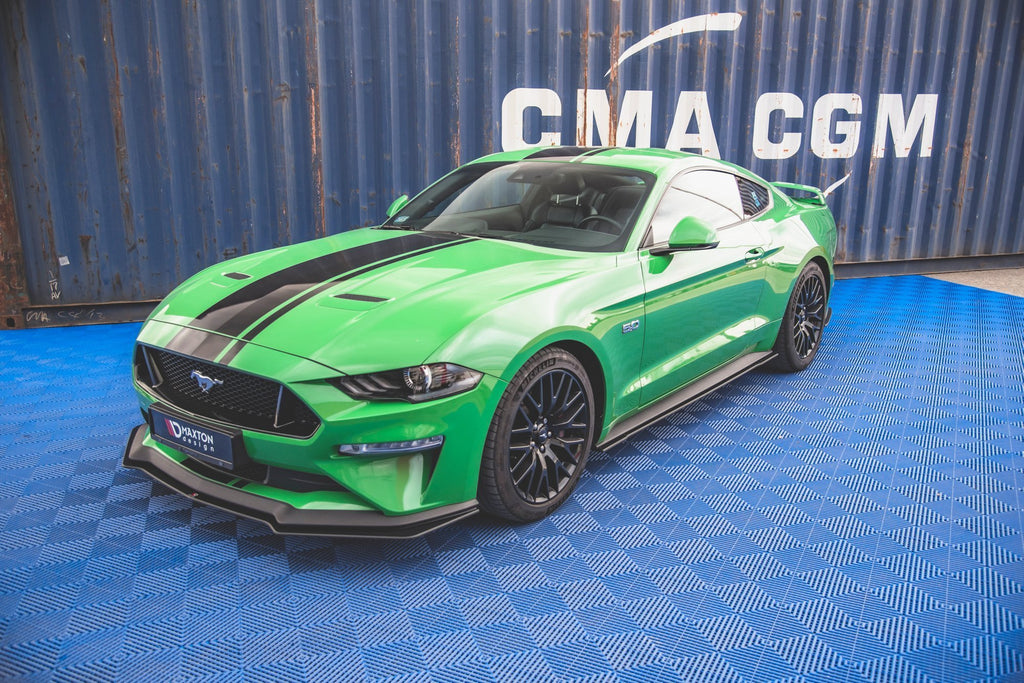 Maxton Design Street Pro Street+ Seitenschweller Leisten passend für V.1 passend für Ford Mustang GT Mk6 Facelift
