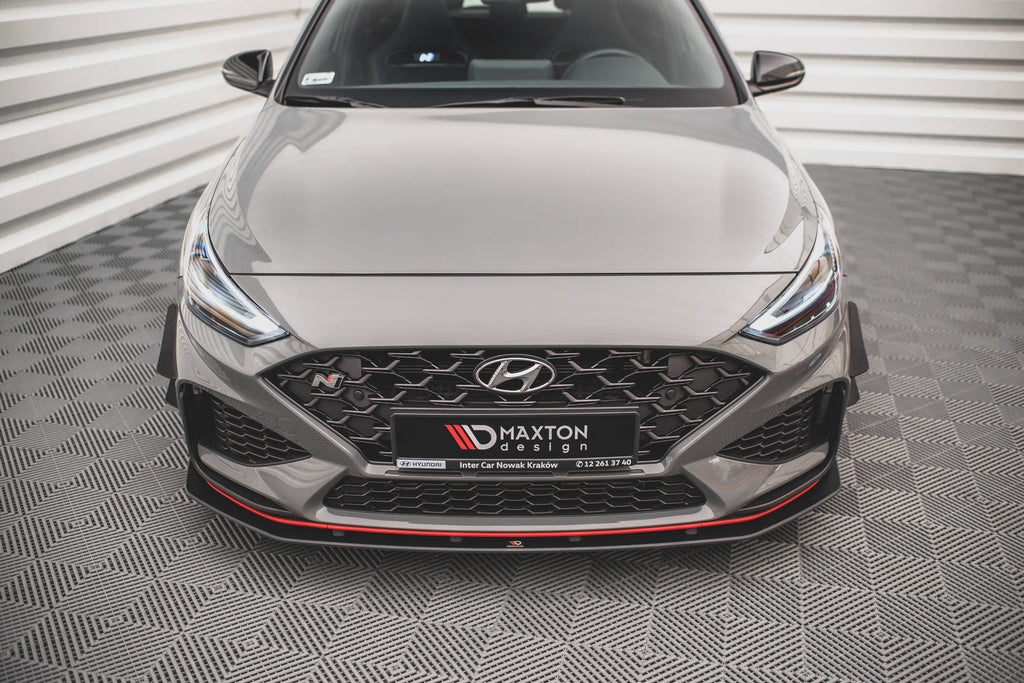 Maxton Design Street Pro Street+ Spoilerlippe Front Ansatz passend für Hyundai I30 N Hatchback/Fastback Mk3 Facelift