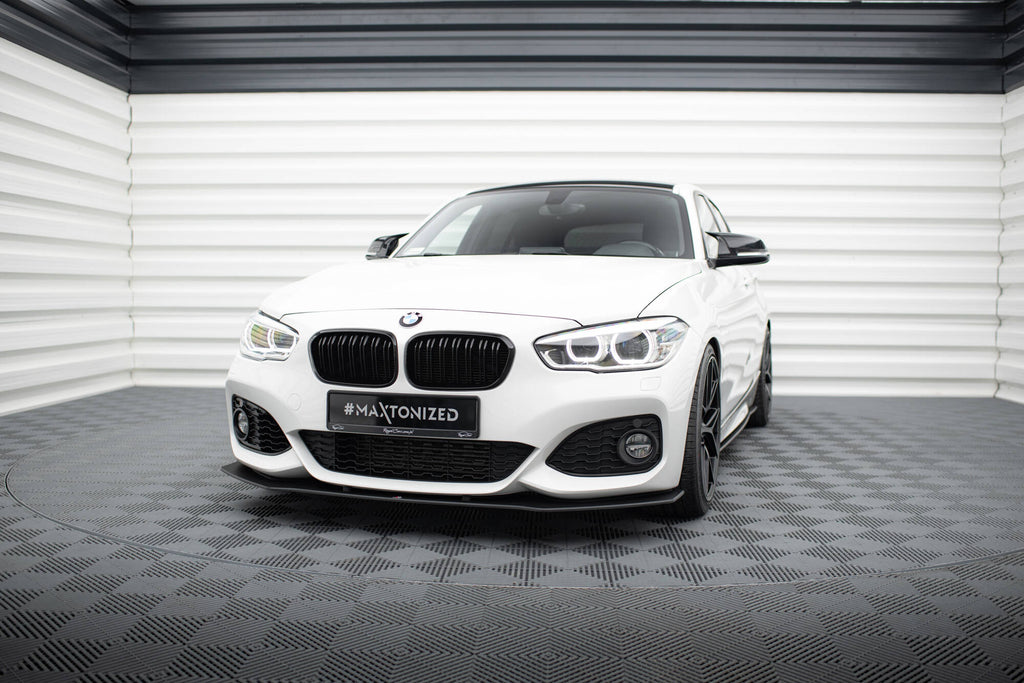 Maxton Design Street Pro Street+ Spoilerlippe Front Ansatz passend für V.3 passend für BMW 1er F20 M-Paket Facelift / M140i
