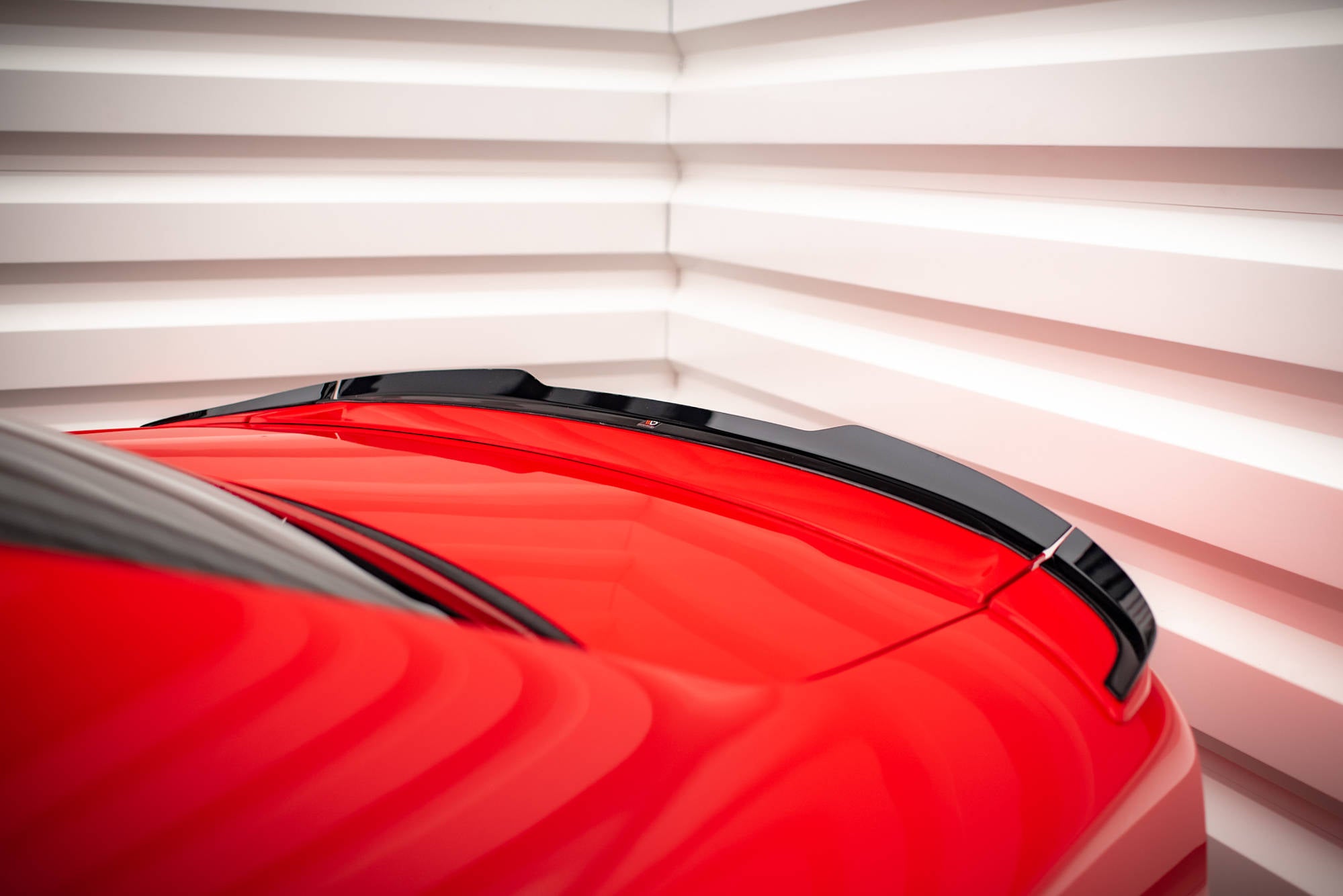Maxton Design Spoiler CAP passend für Paket Dodge Charger RT Mk7 Facelift schwarz Hochglanz