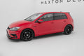 Maxton Design Street+ Seitenschweller Leisten passend für V.1 passend für VW Golf R / R-Line Mk7 Facelift schwarz Hochglanz