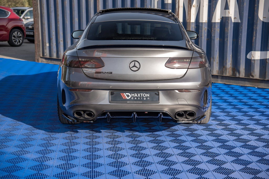 Maxton Design Diffusor Heck Ansatz passend für Mercedes-AMG E53 Coupe C238 / Cabriolet A238 schwarz Hochglanz
