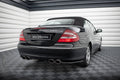 Maxton Design Heck Ansatz Flaps Diffusor V.1 passend für Mercedes-Benz CLK W209 schwarz Hochglanz
