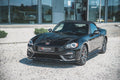 Maxton Design Street+ Spoilerlippe Front Ansatz passend für Abarth 124 Spider schwarz Hochglanz