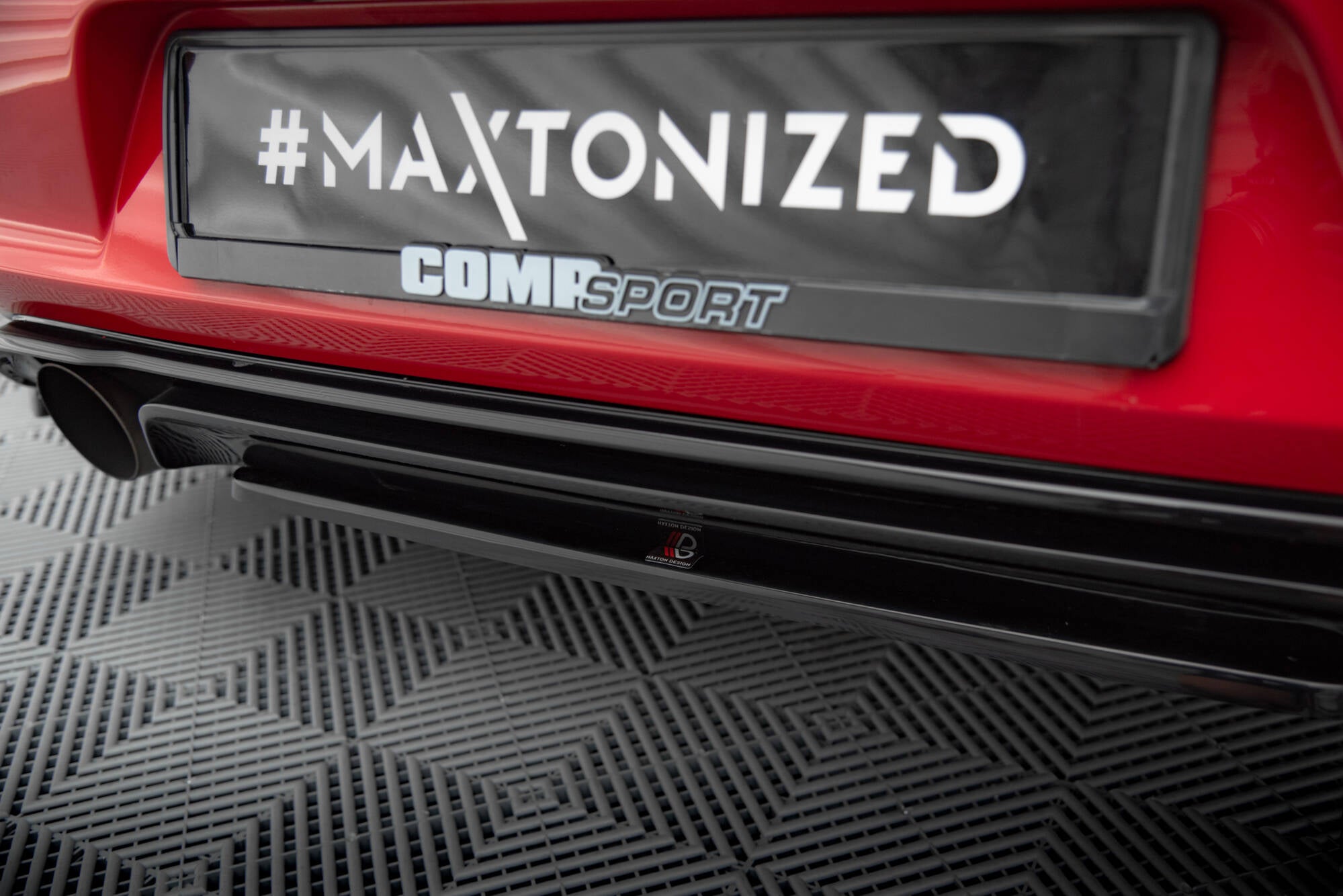 Maxton Design Heckansatz VW GOLF Mk7 GTI CLUBSPORT für Volkswagen Golf Mk7