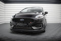 Maxton Design Street+ Spoilerlippe Front Ansatz V.1 passend für Ford Fiesta ST / ST-line Mk8 Facelift schwarz Hochglanz