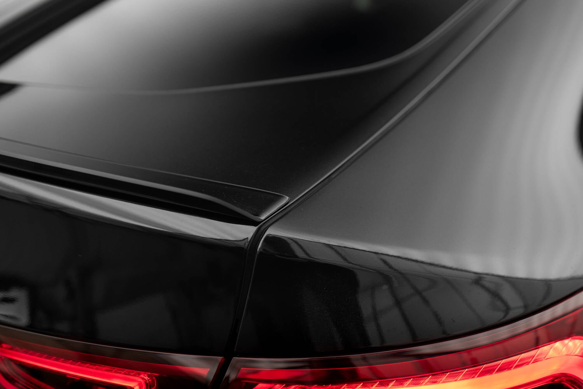 Maxton Design Spoiler CAP passend für Mercedes-Benz GLE Coupe AMG-Line C167 / C167 Facelift schwarz Hochglanz
