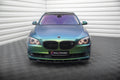 Maxton Design Street+ Spoilerlippe Front Ansatz V.2 passend für BMW 7 F01 schwarz Hochglanz