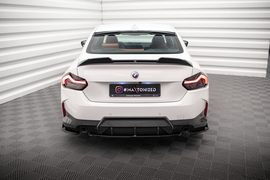 Maxton Design Heckansatz BMW 2 Coupe M-Paket G42 schwarz Hochglanz für BMW 2er G42