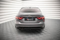 Maxton Design Heck Ansatz Flaps Diffusor passend für Jaguar XF R-Sport X260 schwarz Hochglanz