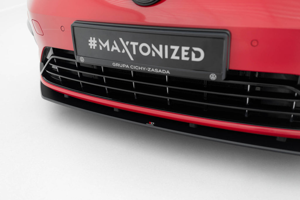 Maxton Design Street Pro Street+ Spoilerlippe Front Ansatz passend für VW Golf R / R-Line Mk7 Facelift