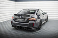 Maxton Design Heck Ansatz Flaps Diffusor V.5 passend für BMW M2 G87 (Für heckansatz v.2) BMW M2 G87 schwarz Hochglanz