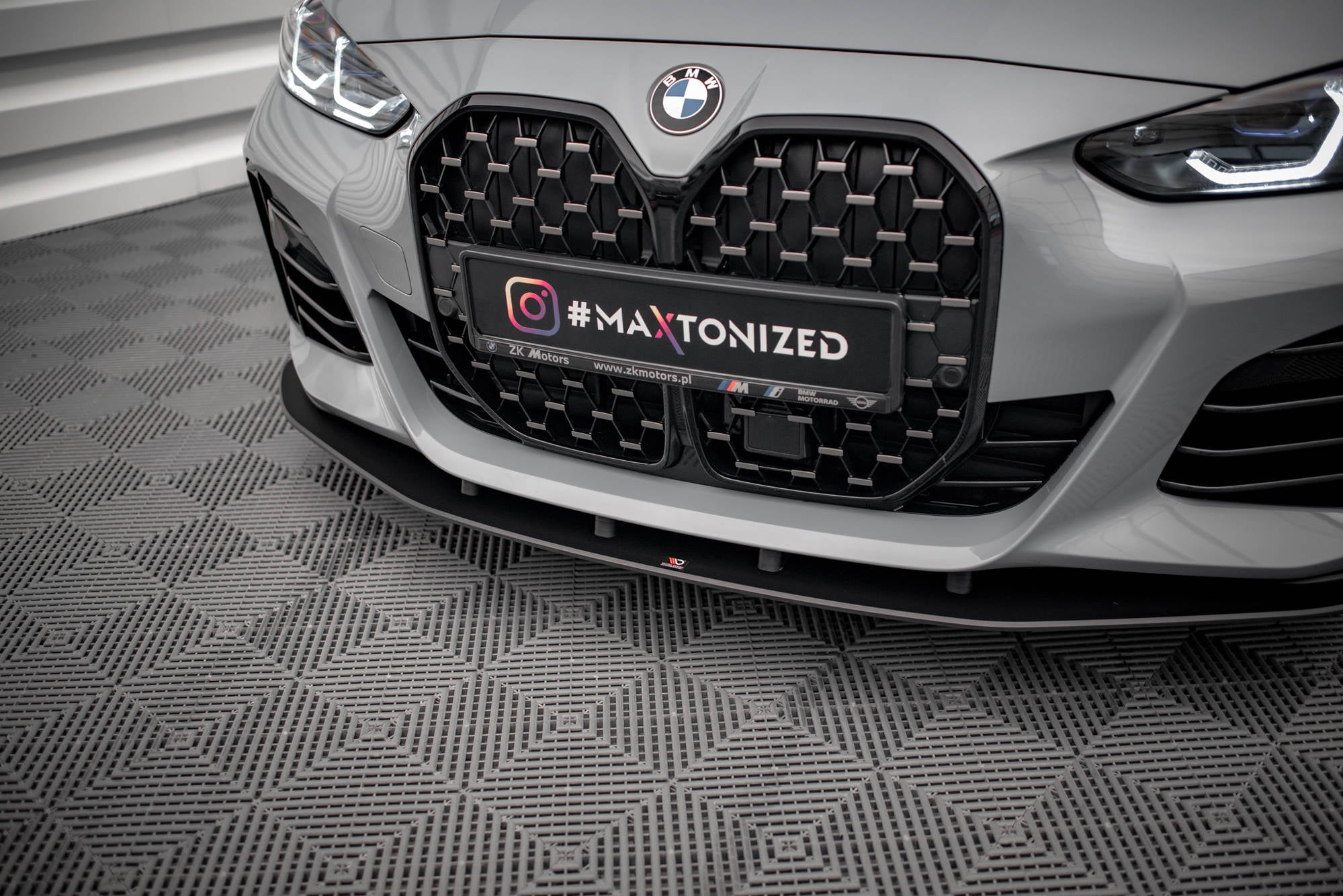 Maxton Design Street Pro Street+ Spoilerlippe Front Ansatz passend für BMW 4er Gran Coupe M-Paket G26