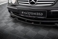 Maxton Design Street+ Spoilerlippe Front Ansatz V.2 passend für Mercedes-Benz CLK W209 schwarz Hochglanz