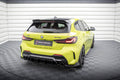 Maxton Design Heck Ansatz Flaps Diffusor V.8 passend für (Für heckansatz v.1) BMW 1er M-Paket / M135i / 128ti F40 schwarz Hochglanz