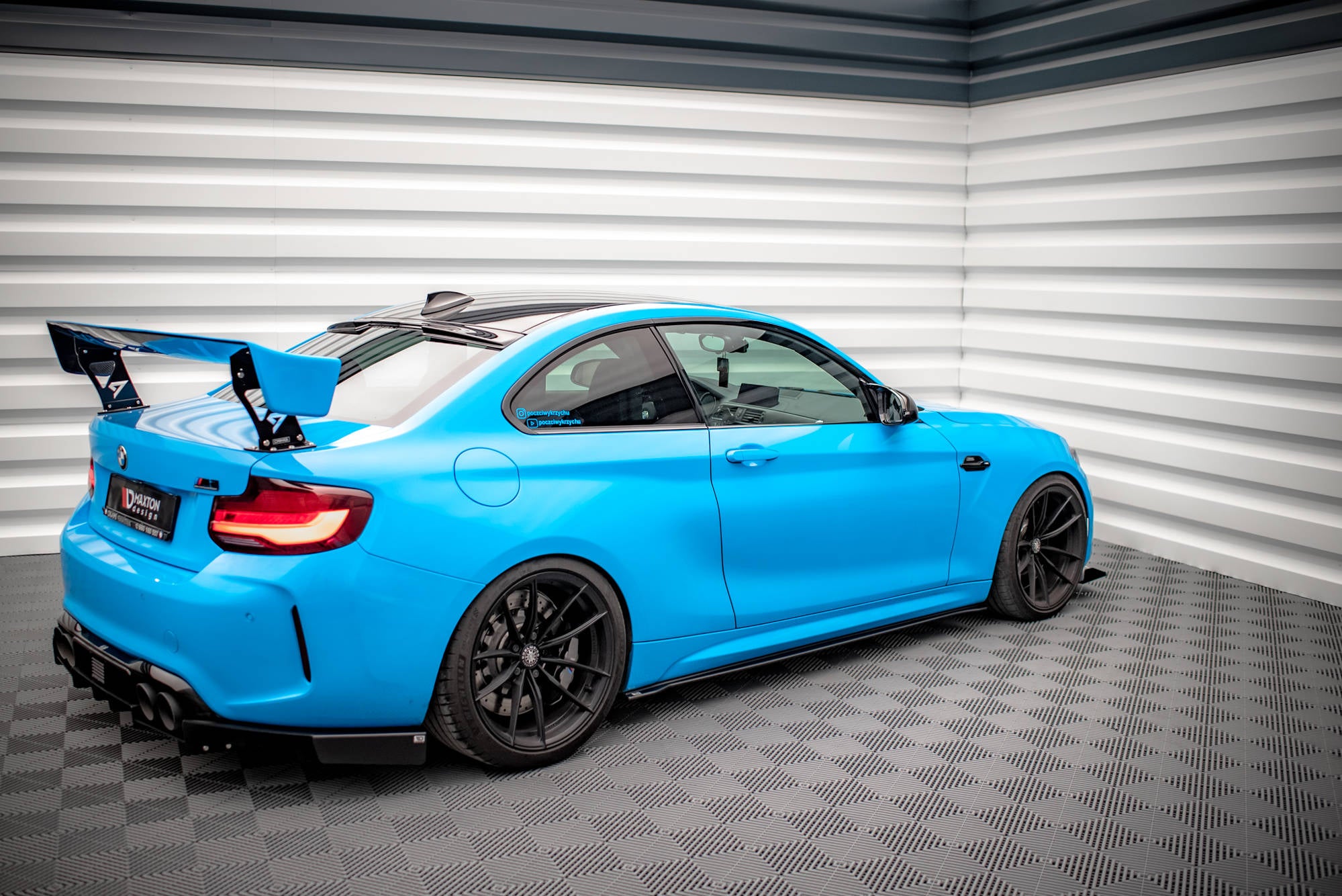 Maxton Design Street Pro Street+ Seitenschweller Leisten passend für BMW M2 F87