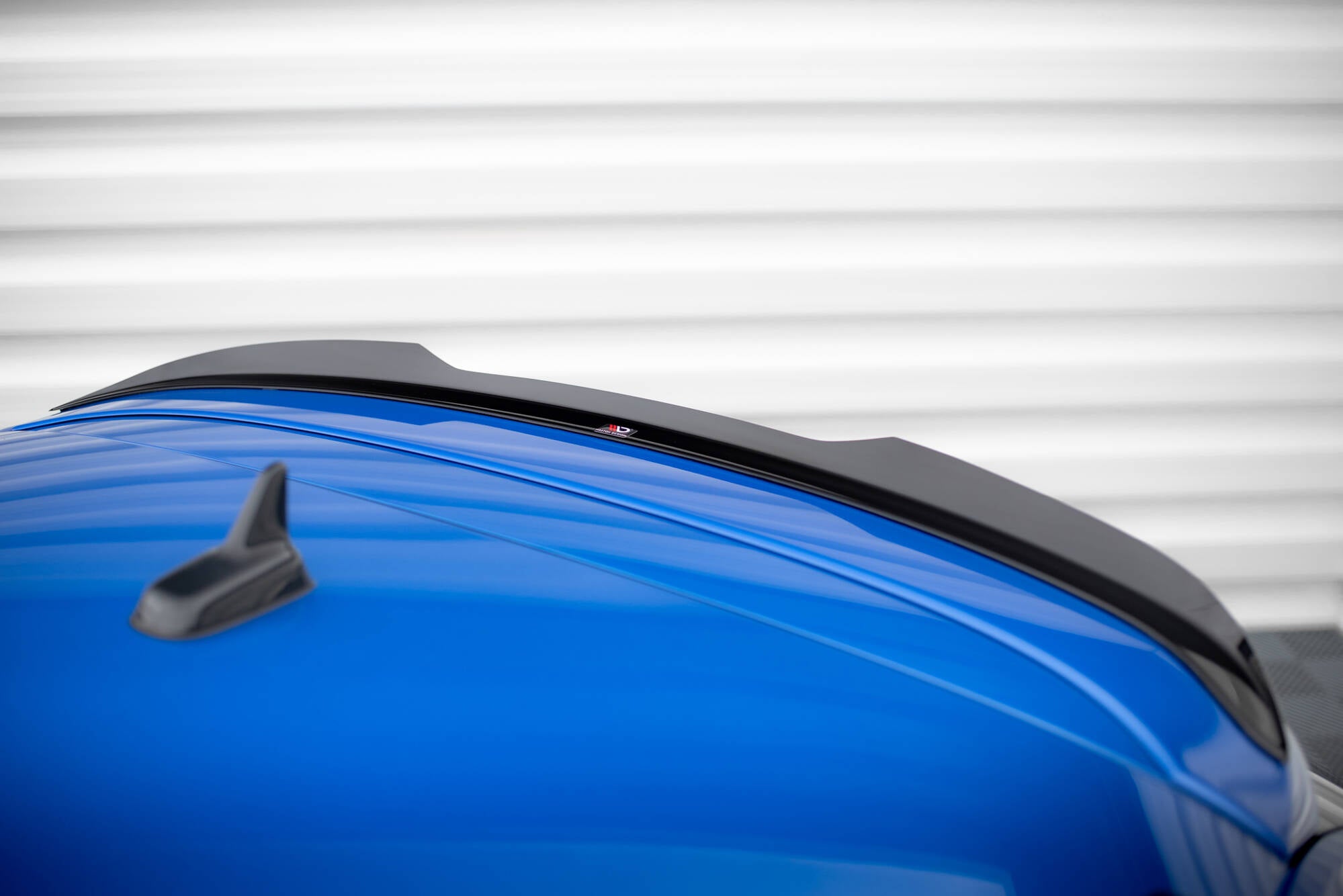 Maxton Design Spoiler CAP passend für Skoda Superb Sportline Combi Mk3 / Mk3 Facelift schwarz Hochglanz