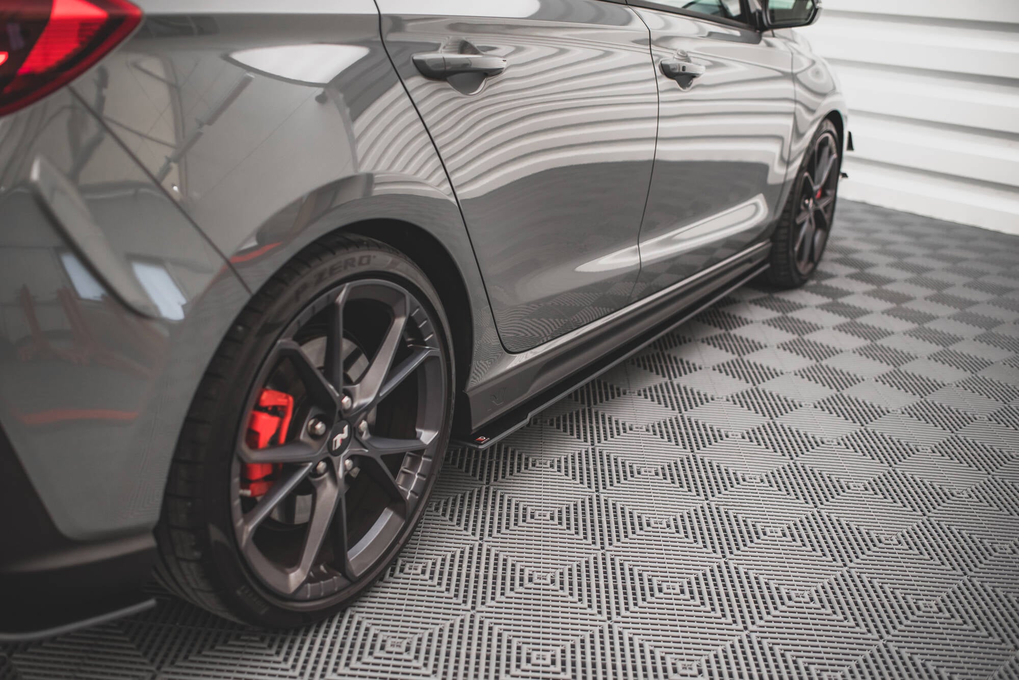 Maxton Design Street Pro Street+ Seitenschweller Leisten V.2 passend für Hyundai I30 N / N-Line Hatchback / Fastback Mk3 / Mk3 Facelift
