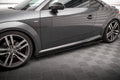 Maxton Design Street+ Seitenschweller Leisten passend für Audi TT S-Line 8S schwarz Hochglanz