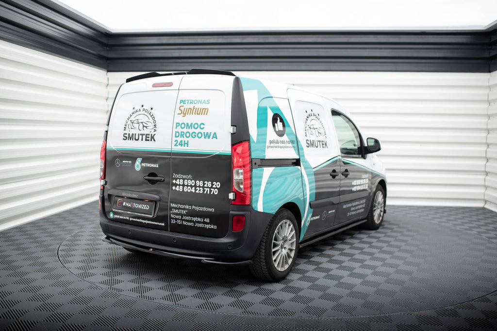 Maxton Design Spoiler CAP passend für Mercedes-Benz Citan Mk1 schwarz Hochglanz