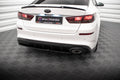 Maxton Design Heck Ansatz Flaps Diffusor V.1 passend für Kia Optima Mk4 Facelift schwarz Hochglanz