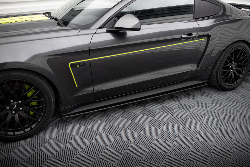 Maxton Design Street Pro Street+ Seitenschweller Leisten passend für Ford Mustang GT Mk6