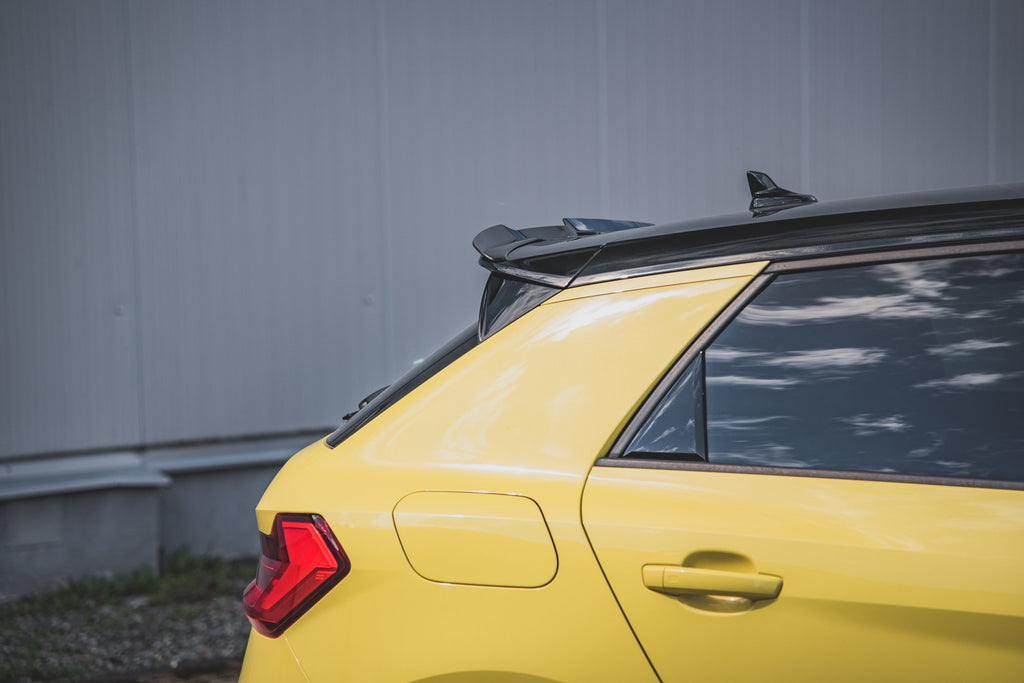 Maxton Design Spoiler CAP passend für Audi A1 S-Line GB schwarz Hochglanz