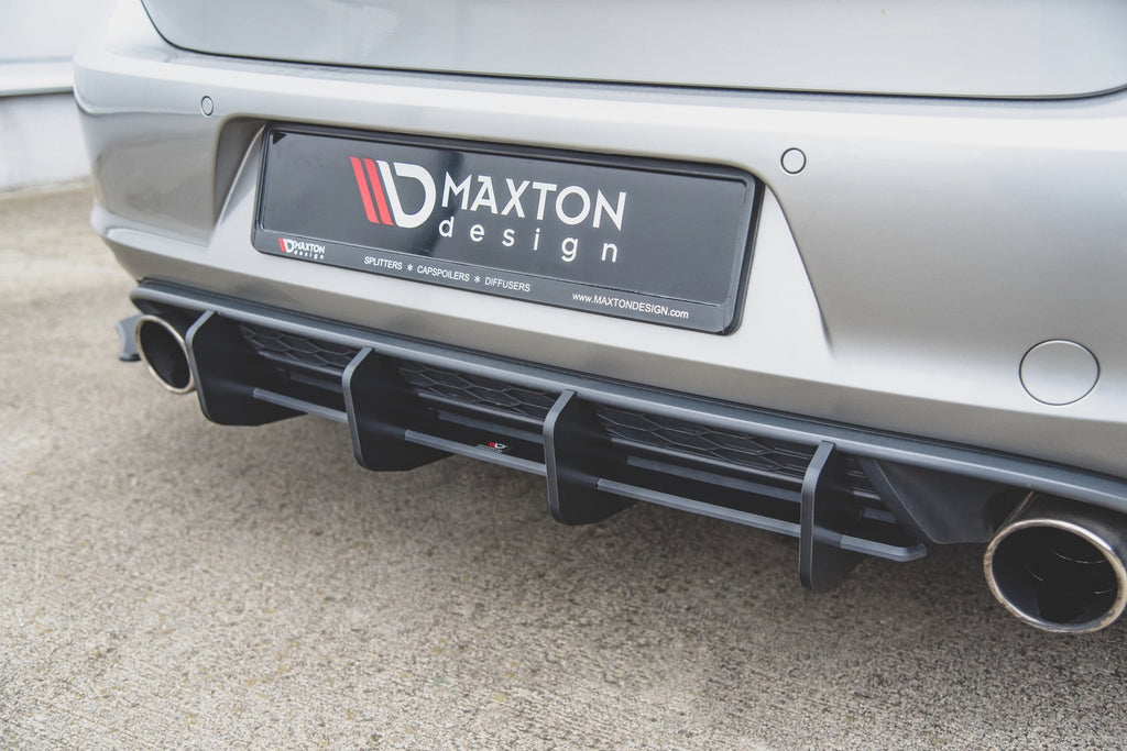 Maxton Design Diffusor Heck Ansatz passend für Heckschürze V.2 passend für VW Golf 7 GTI