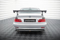 Maxton Design Carbon Spoiler With External Brackets Uprights BMW 3er Coupe E46 für BMW 3er E46