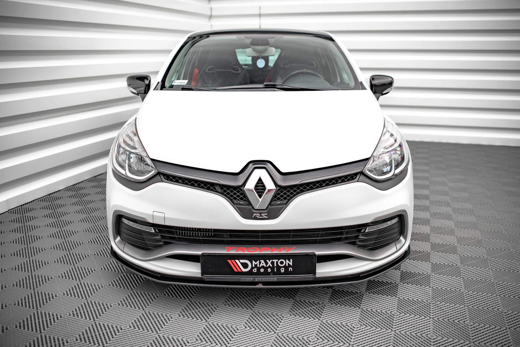 Maxton Design Street Pro Street+ Spoilerlippe Front Ansatz passend für Renault Clio RS Mk4