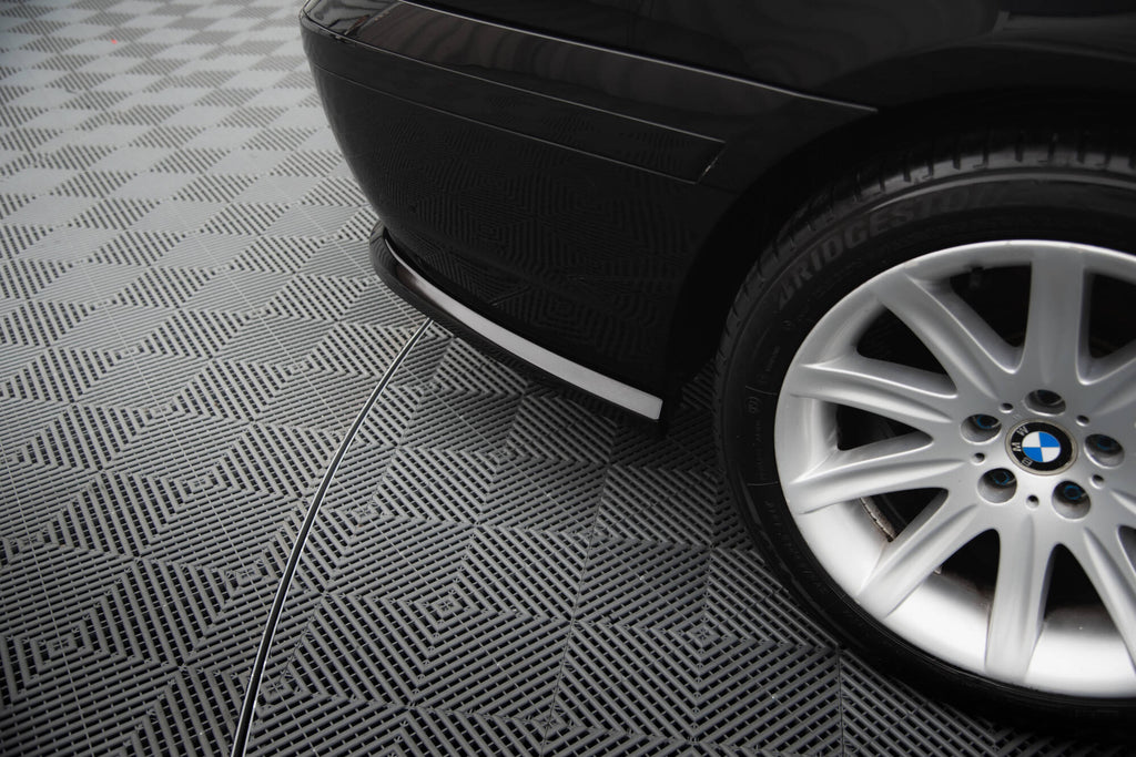 Maxton Design Heckansatz BMW 7 E65 schwarz Hochglanz für BMW 7er E65