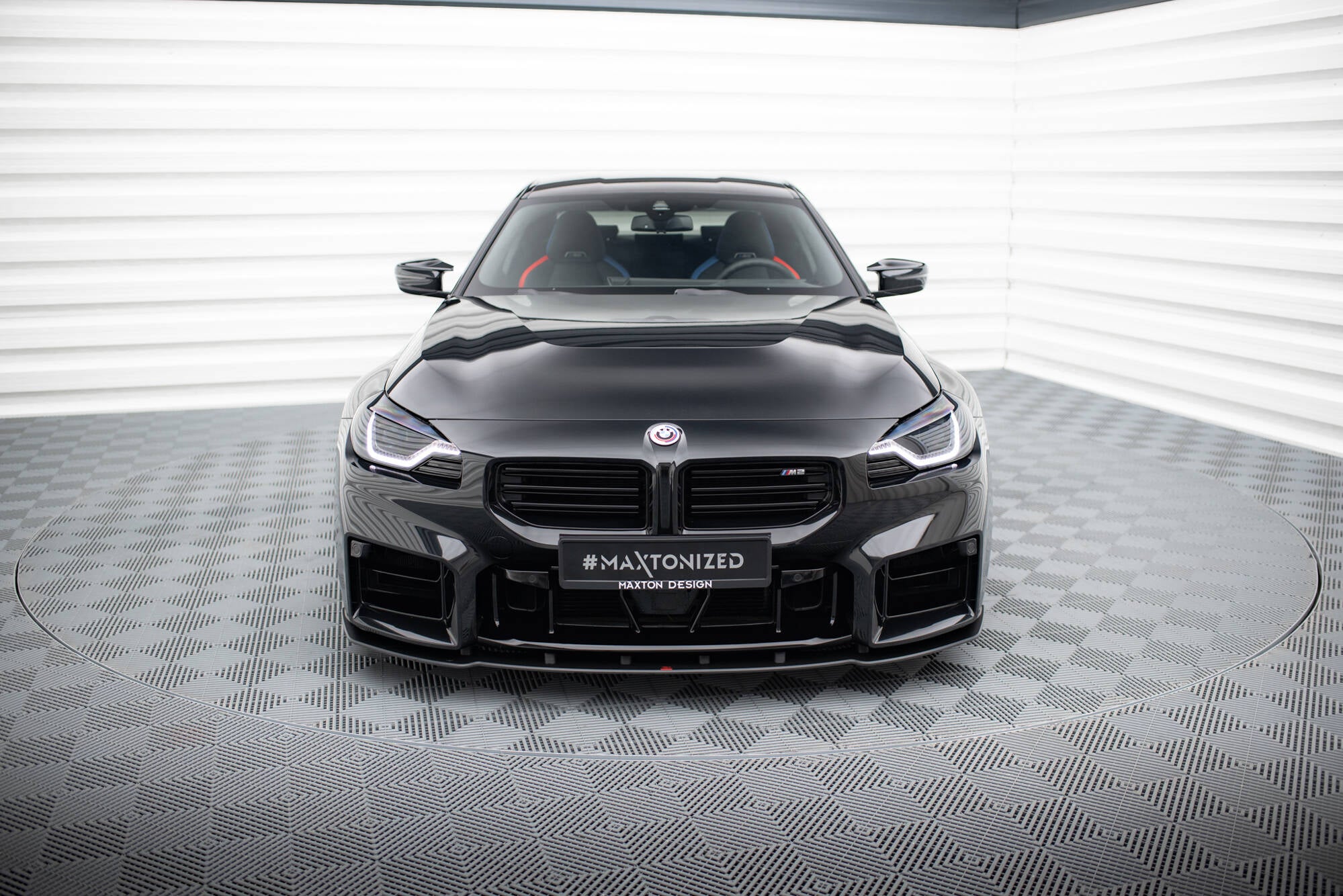 Maxton Design Street Pro Street+ Spoilerlippe Front Ansatz passend für V.1 passend für BMW M2 G87